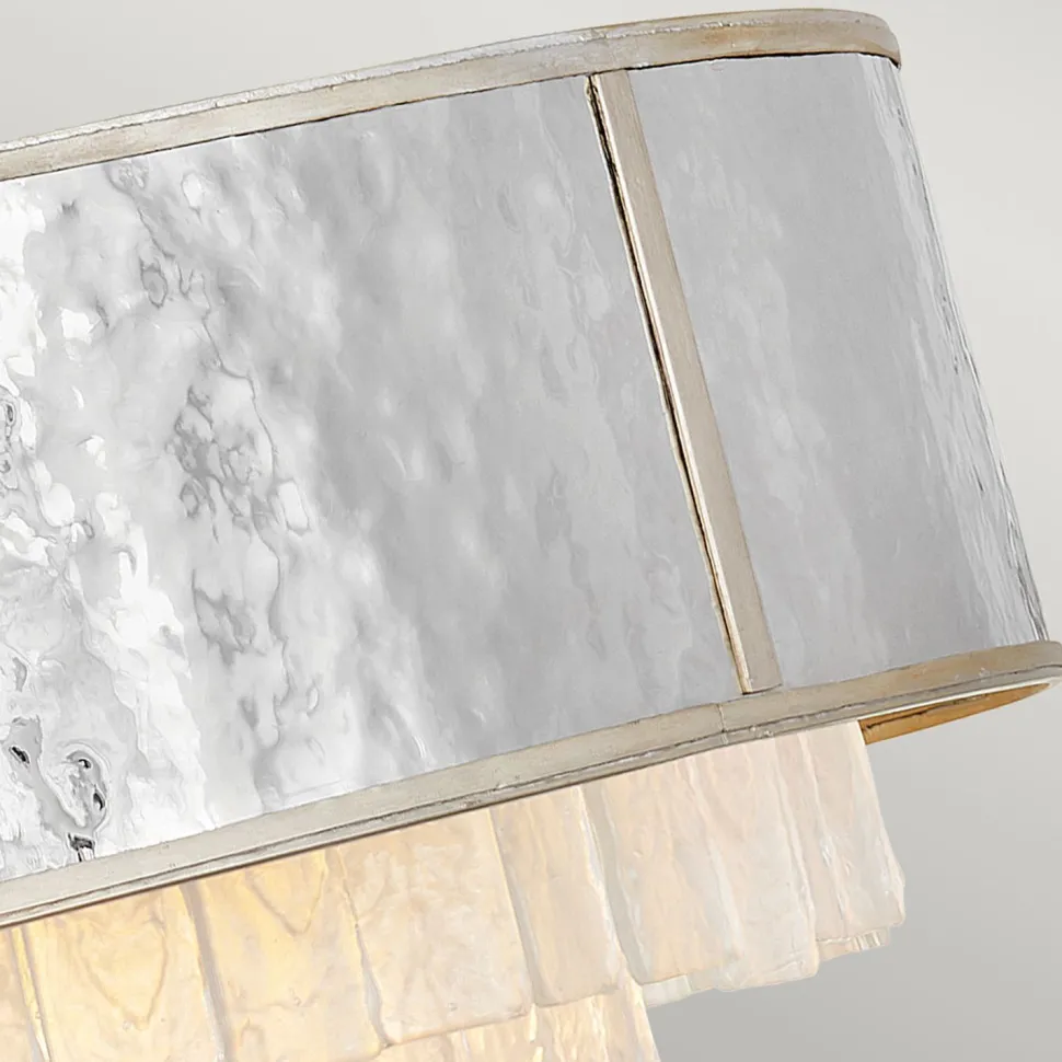 Hängelampe Kristall Edelstahl Ø 66 cm H: max. 386,2 cm rund