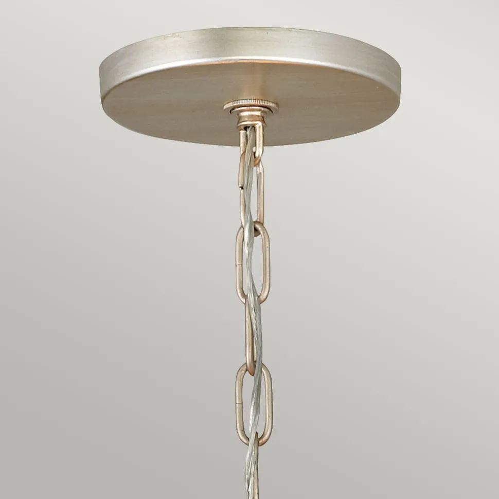 Hängelampe Kristall Edelstahl Ø 66 cm H: max. 386,2 cm rund