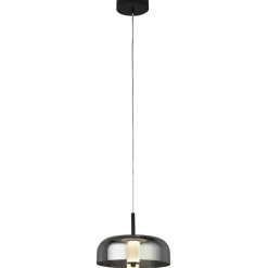 Hängelampe LED Rauchglas Ø 30 cm rund 3000 K 388 lm