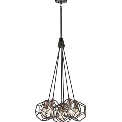 Hängelampe MALIA Stahl verstellbar Ø58cm Leuchte