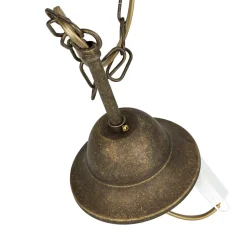 Hängelampe Messing Antik aus Echt-Messing Al Mare