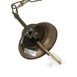 Hängelampe Messing Antik aus Echt-Messing Al Mare