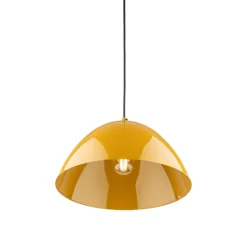 Hängelampe Metall Ø 34 cm H: max. 165 cm verstellbar Gelb E27