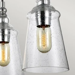 Hängelampe Metall Glas rund Ø 72,7 cm H: max. 232,4 cm