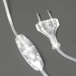 Hängelampe mit Stecker Kabel 5,5 m lang Grau flexibel