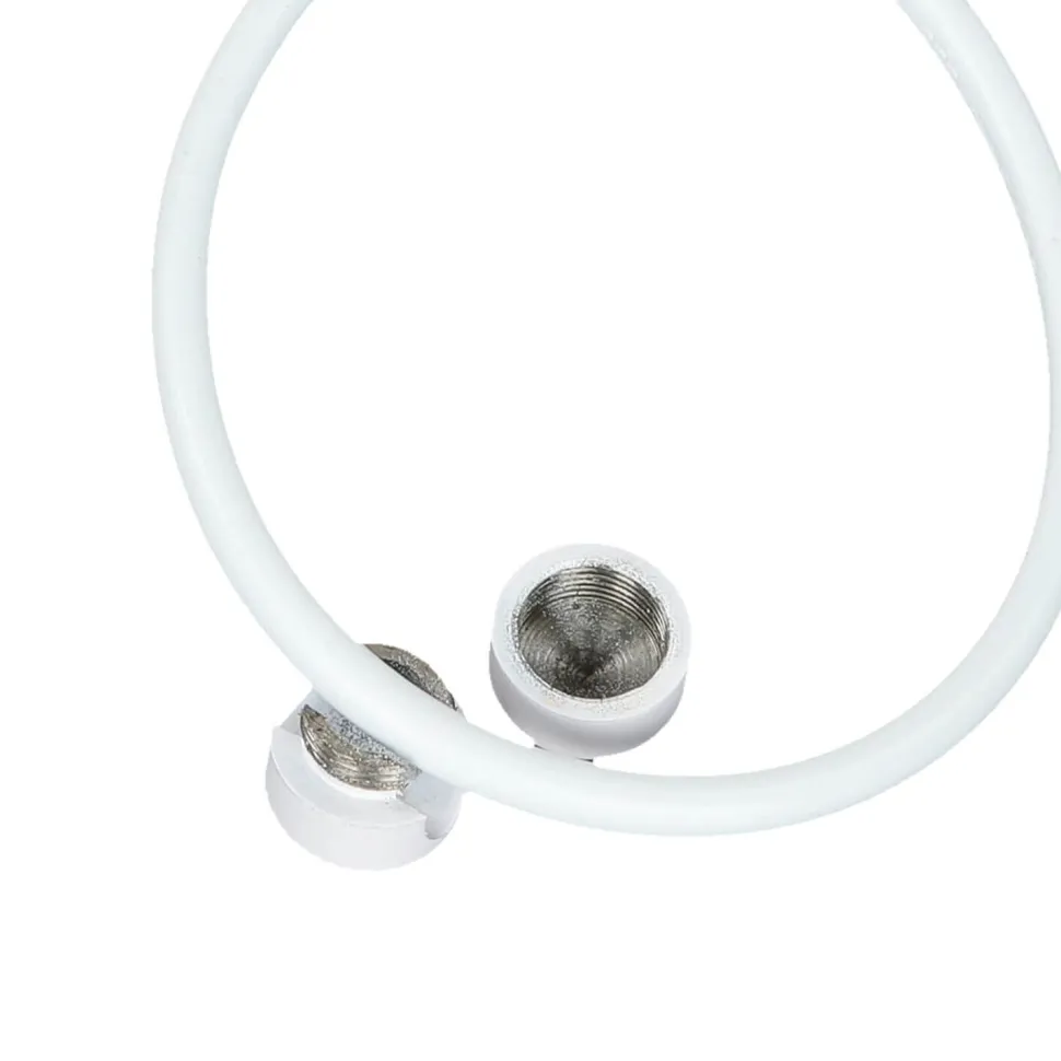 Hängelampe mit Stecker Weiß Käfig Schirm 5,5 m lang