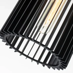 Hängelampe schmal Ø 15,2 cm H: max. 149,9 cm Metall