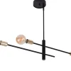 Hängelampe Schwarz Gold Metall bis 0,6 m minimalistisch