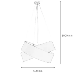 Hängelampe Schwarz Metall Design höhenverstellbar