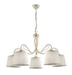 Hängelampe Stoff Schirm LOCOLA Esszimmer Leuchte