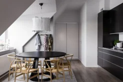 Hängelampe Weiß Schwarz B: 61,5 cm Metall Stoff E27