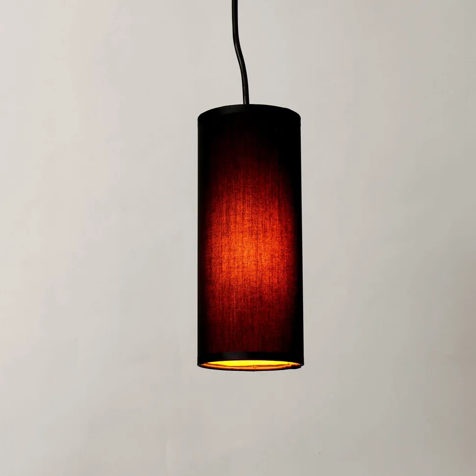 Hängelampe Wohnzimmer Esstisch Ø8,5cm Schwarz