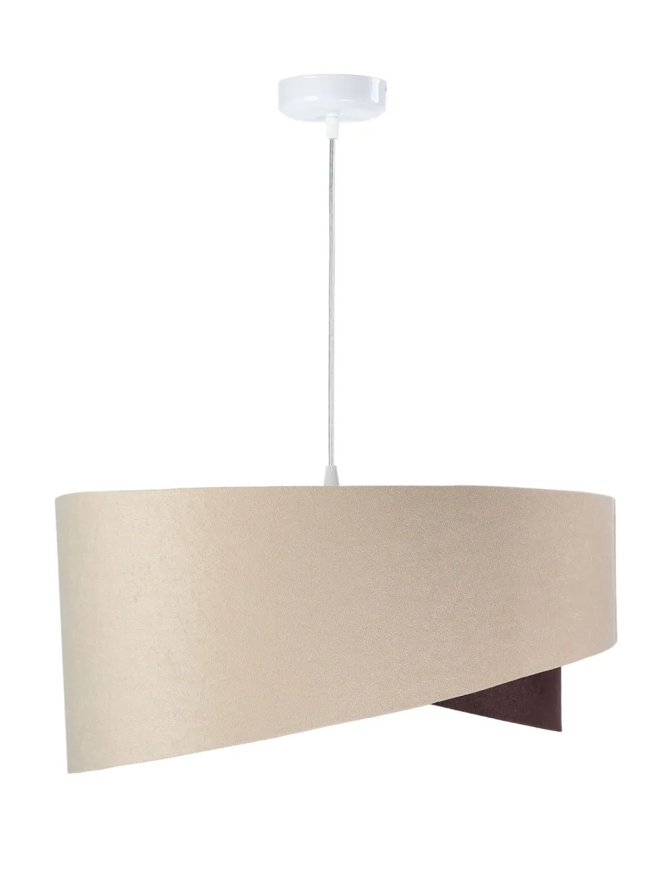 Hängeleuchte Beige Gold Braun Esstisch Lampe