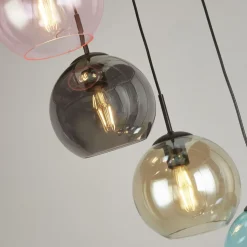 Hängeleuchte Bunt Ø 54 cm H: max. 2 m verstellbar Glas