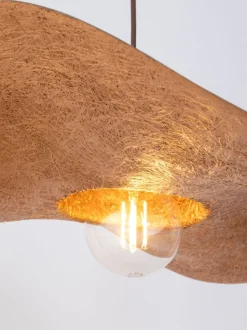 Hängeleuchte E27 Braun Kupfer Esstisch MUNYA