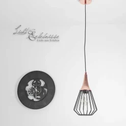 Hängeleuchte in Kupfer