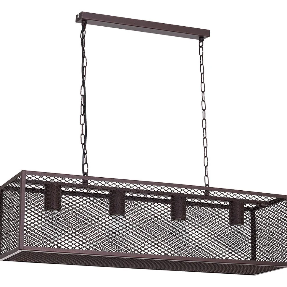 Hängeleuchte KAGE in Braun 4-flmg