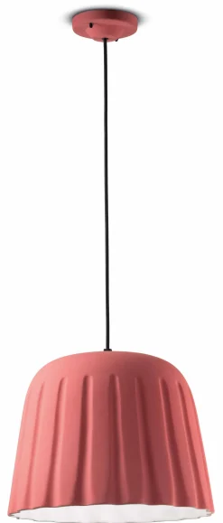 Hängeleuchte Keramik E27 Ø 40 cm Handarbeit