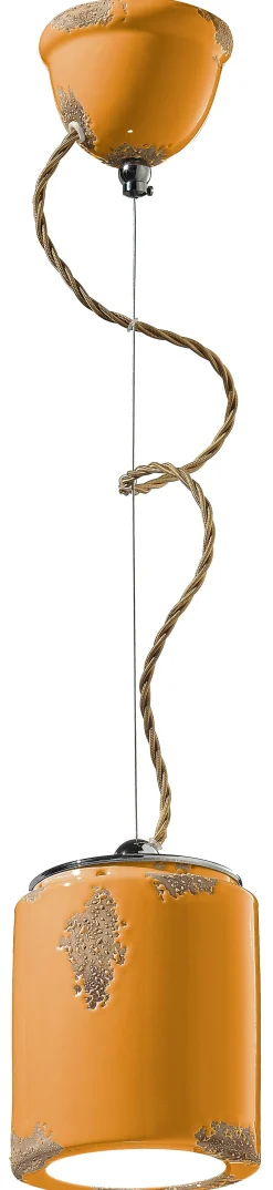 Hängeleuchte Keramik E27 Ø 12,5 cm rund H: max. 114 cm