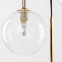 Hängeleuchte Kugel Metall Glas H: max. 145 cm verstellbar