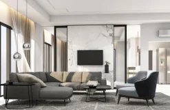 Hängeleuchte Kugelschirm Chrom Ø 25 cm Metall Glas E27