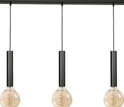 Hängeleuchte länglich Metall 3-flammig für E27 Esstisch