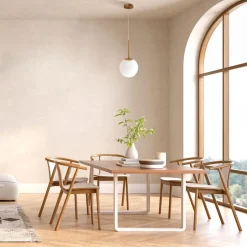 Hängeleuchte Metall Glas D: 20 cm rund H: max. 180 cm