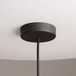 Hängeleuchte Metall Glas G9 rund D: 30 cm Modern GABI