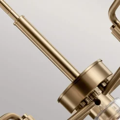 Hängeleuchte Metall Glas Vintage verstellbare Höhe