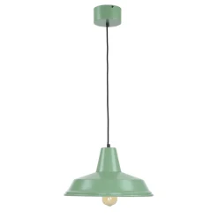 Hängeleuchte Metall rund Ø36cm Grün Küche Esstisch