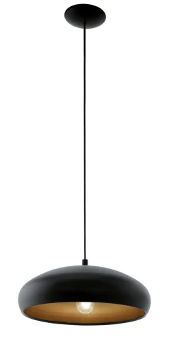 Hängeleuchte Mogano 1 Schwarz Ø40cm