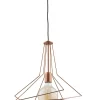 Hängeleuchte SALVIA Draht Schirm in Kupfer Lampe
