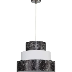 Hängeleuchte Schwarz Weiß Modern Esszimmer LEEN