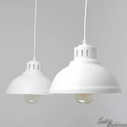 Hängeleuchte SVEN in Weiß 2-flmg