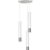 Hängeleuchte Weiß Metall Modern 3 flammig GU10