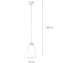 Hängeleuchte Wohnzimmer Esstisch in Weiß ROGER