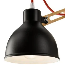Holz Schwarz Spot Modern vielseitig TIASIA Lampe