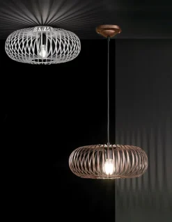 Industrial Deckenleuchte Metall Kupfer Antik E27 Ø40 cm