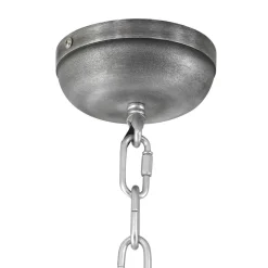 Industrie Hängelampe Metall Acryl Schwarz Ø47 cm E27