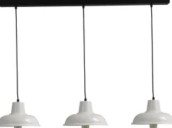 Industrie Pendelleuchte Hängelampe in Weiß