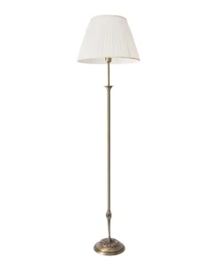 Jugendstil Stehleuchte E27 Weiß