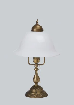 Jugendstil Tischleuchte Messinglampen