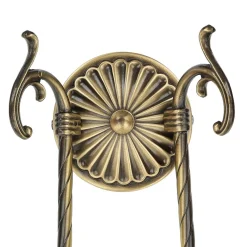 Jugendstil Wandlampe Bronze Hell