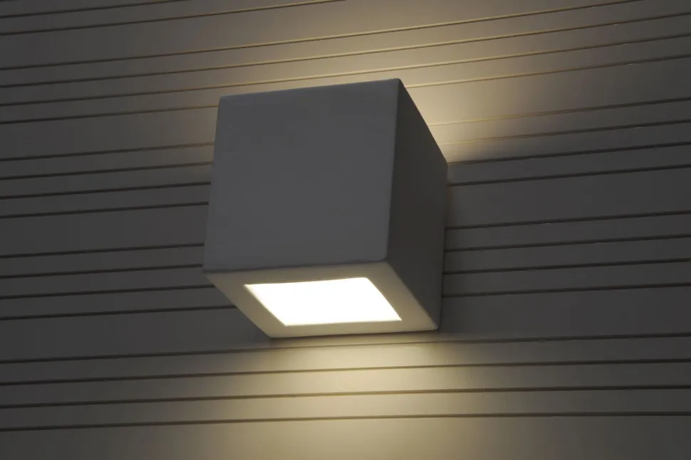 Keramik Wandleuchte bemalbar