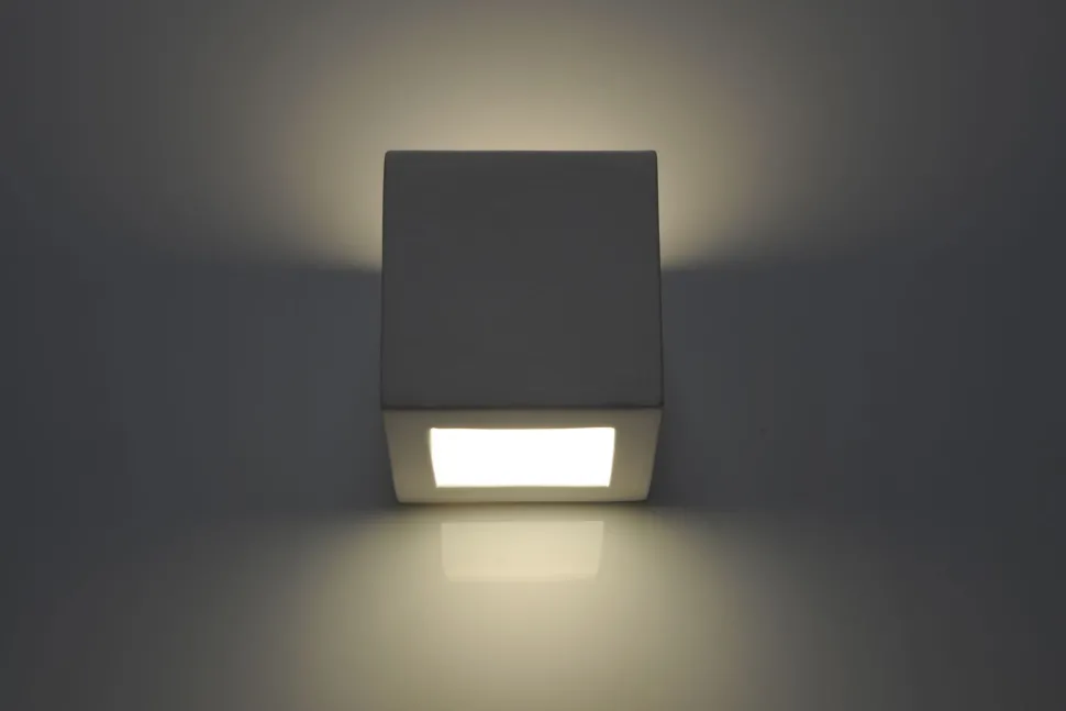 Keramik Wandleuchte bemalbar