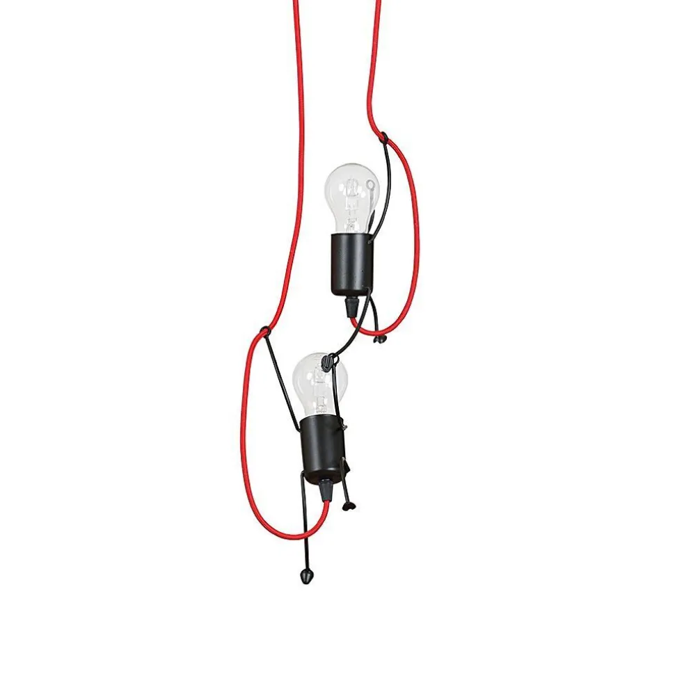 Kinderzimmerlampe Bobby Schwarz Rot Abenteuer