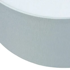 Kinderzimmerleuchte Grau Stoff Grau flach 2x E27 Wolke