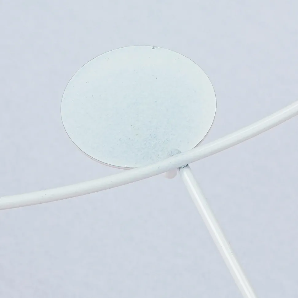 Kinderzimmerleuchte Rosa Ø 38 cm rund flach Stoffschirm