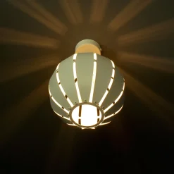 Kleine Deckenlampe Globus Weiß rund Modern