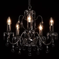 Kleiner Kronleuchter Metall Ø45cm Esstisch ALEA